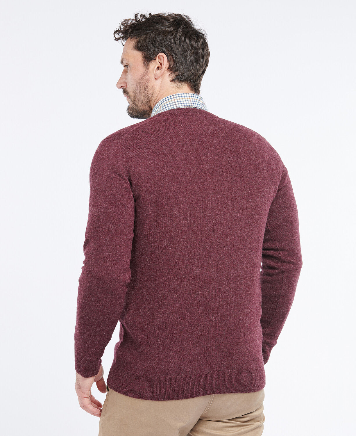 Barbour Essential Lambswool V Neck Jumper