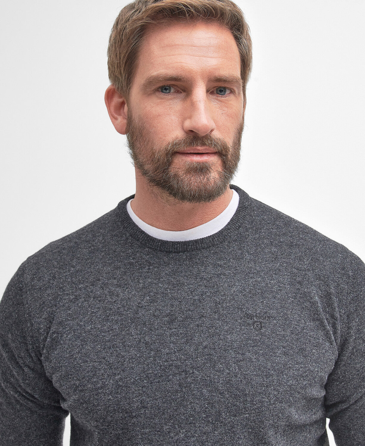 Barbour Essential Lambswool Crew Neck Jumper