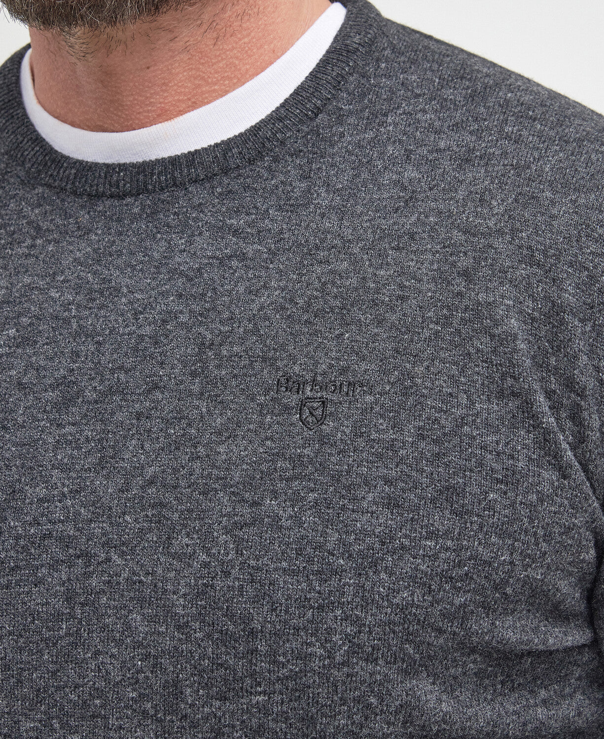 Barbour Essential Lambswool Crew Neck Jumper