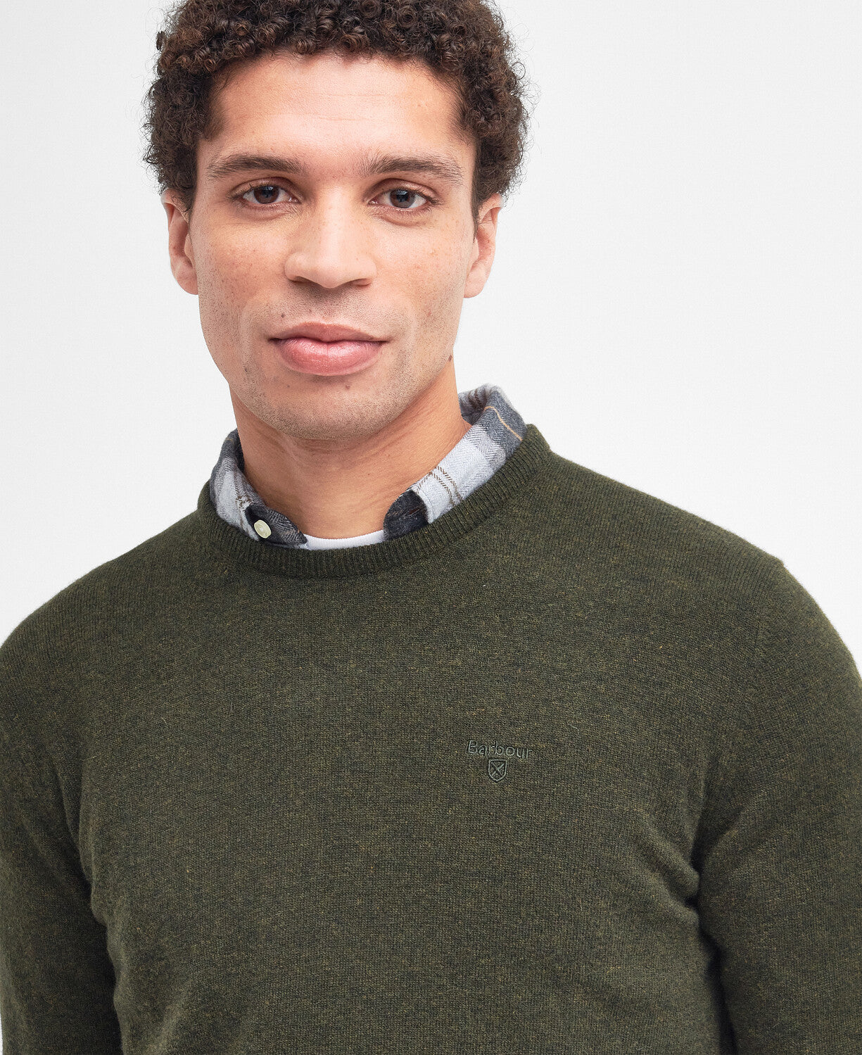 Barbour Essential Lambswool Crew Neck Jumper
