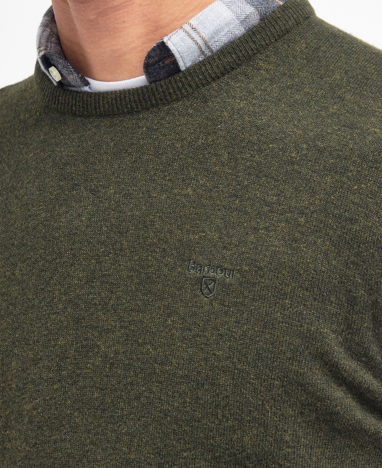 Barbour Essential Lambswool Crew Neck Jumper