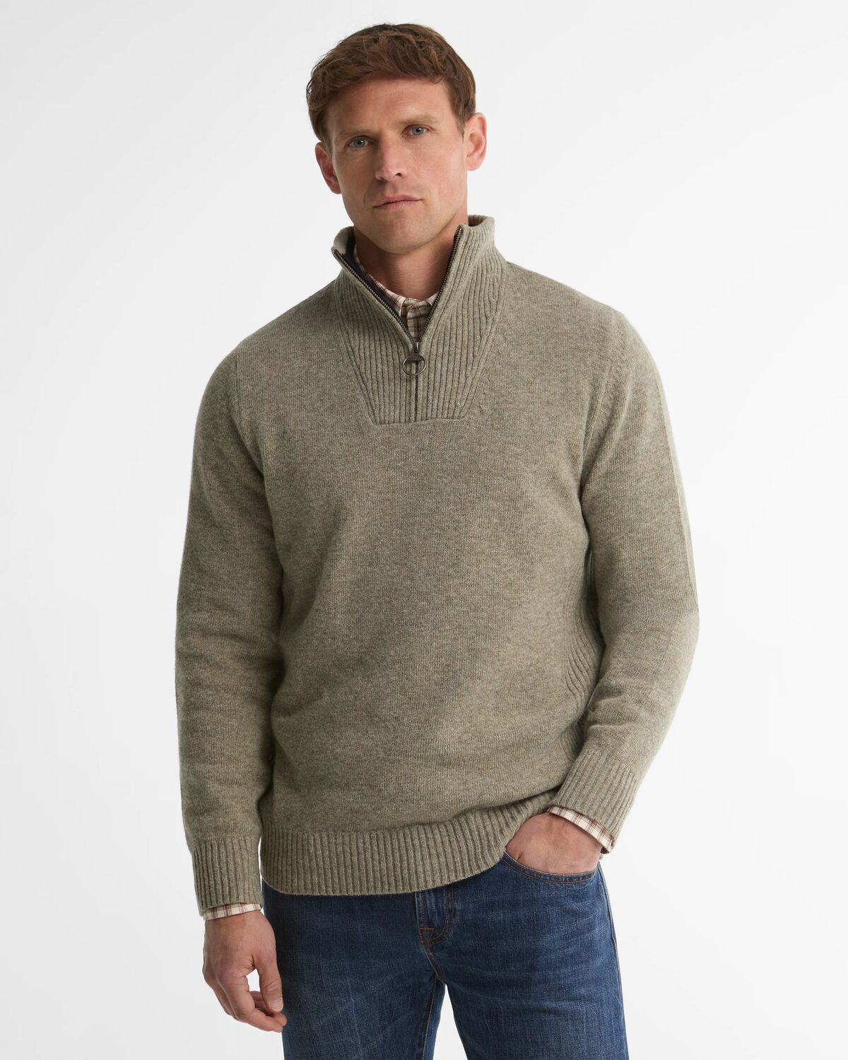 Barbour Nelson Essential Half Zip Jumper
