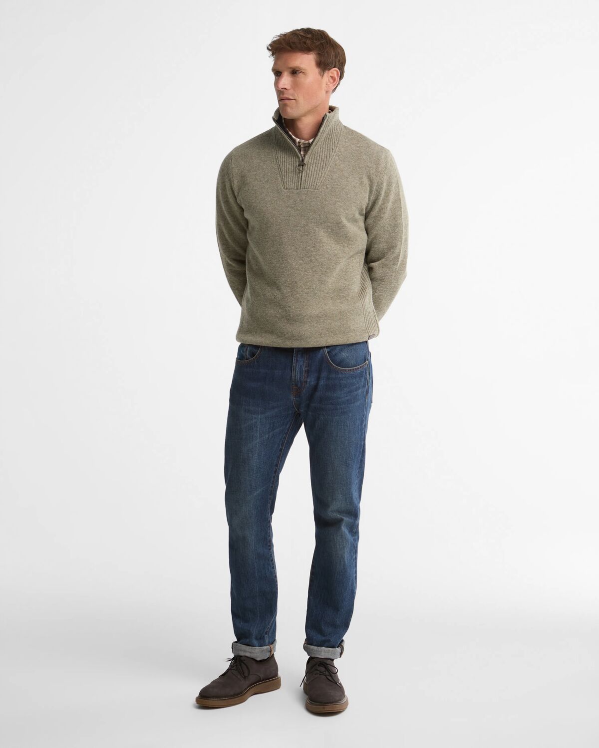 Barbour Nelson Essential Half Zip Jumper