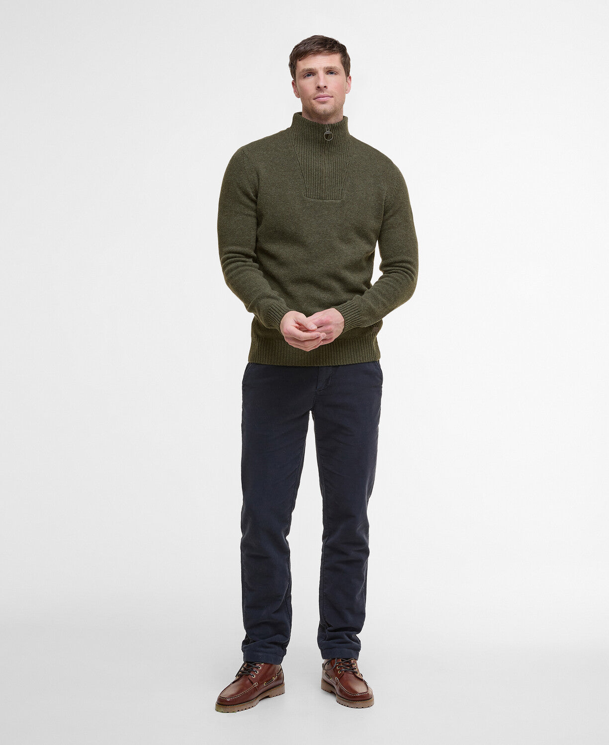 Barbour Nelson Essential Half Zip Jumper