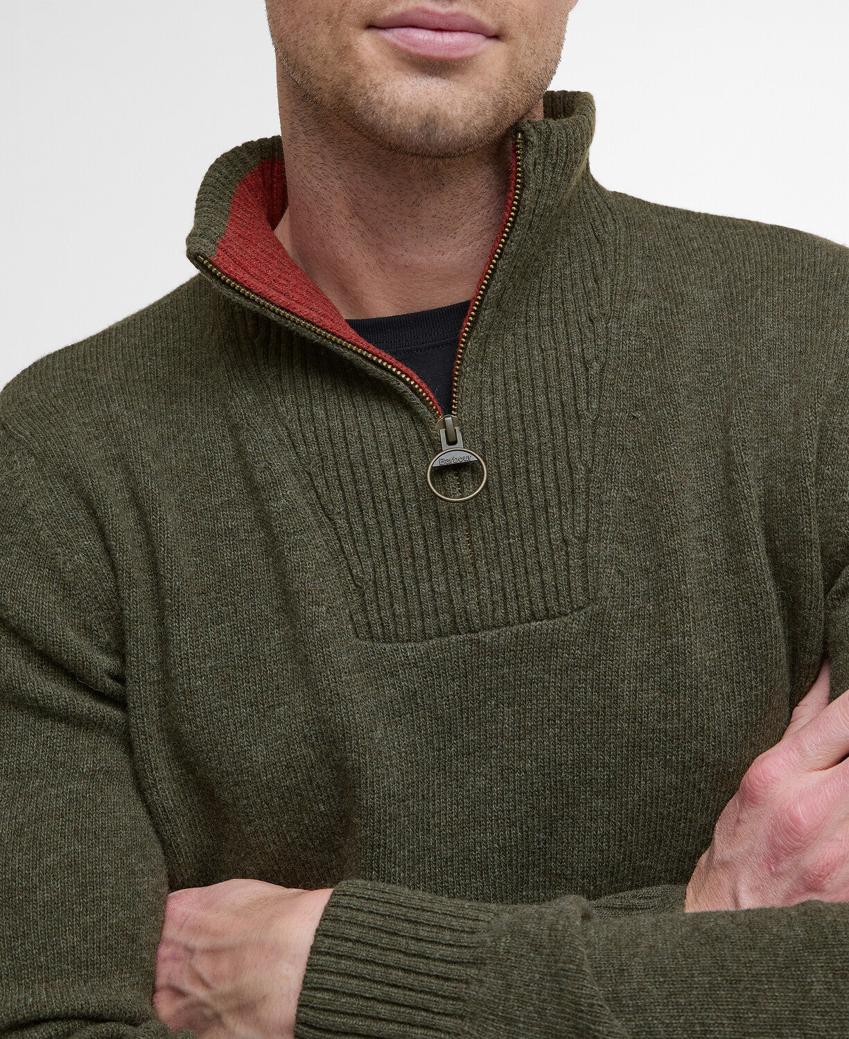 Barbour Nelson Essential Half Zip Jumper