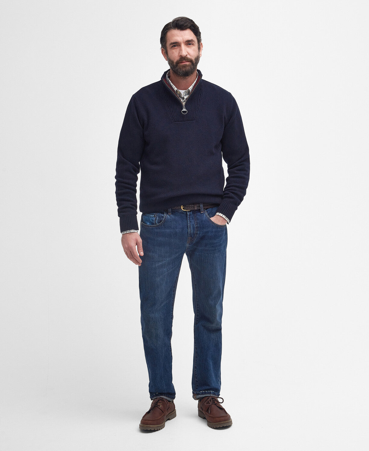 Barbour Nelson Essential Half Zip Jumper