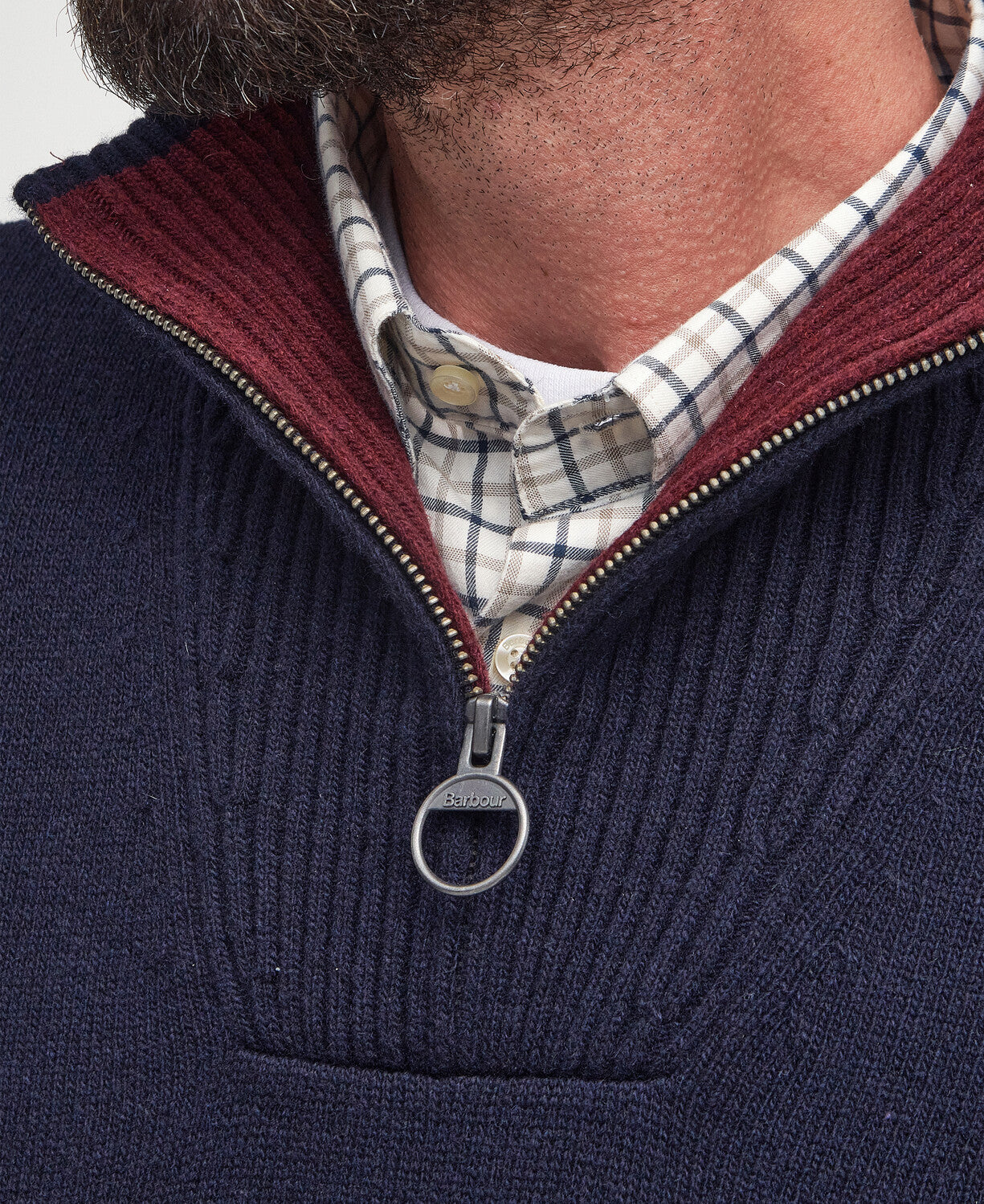 Barbour Nelson Essential Half Zip Jumper