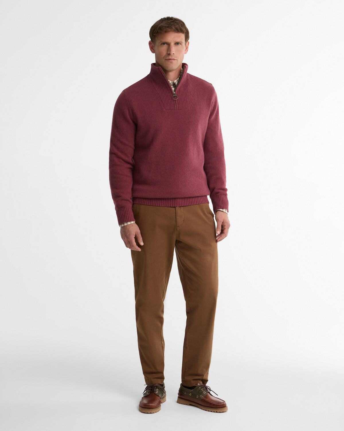 Barbour Nelson Essential Half Zip Jumper