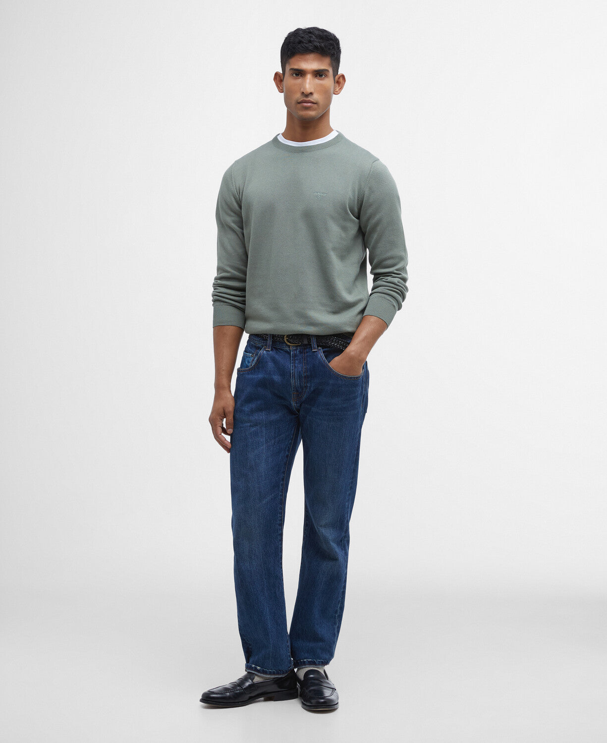 Barbour Pima Cotton Crew Neck Jumper