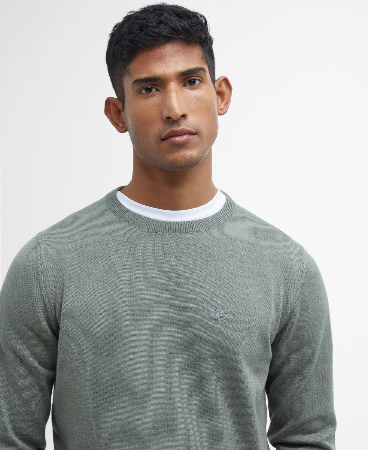 Barbour Pima Cotton Crew Neck Jumper