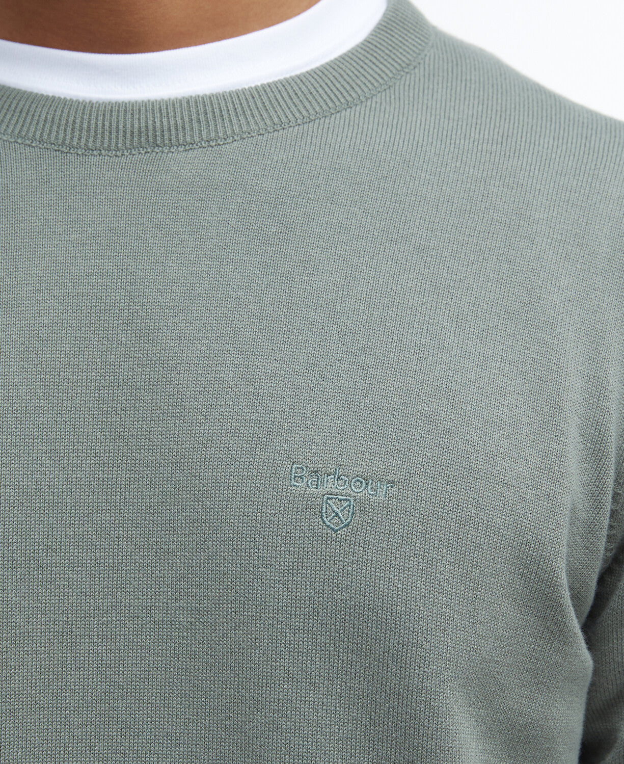 Barbour Pima Cotton Crew Neck Jumper