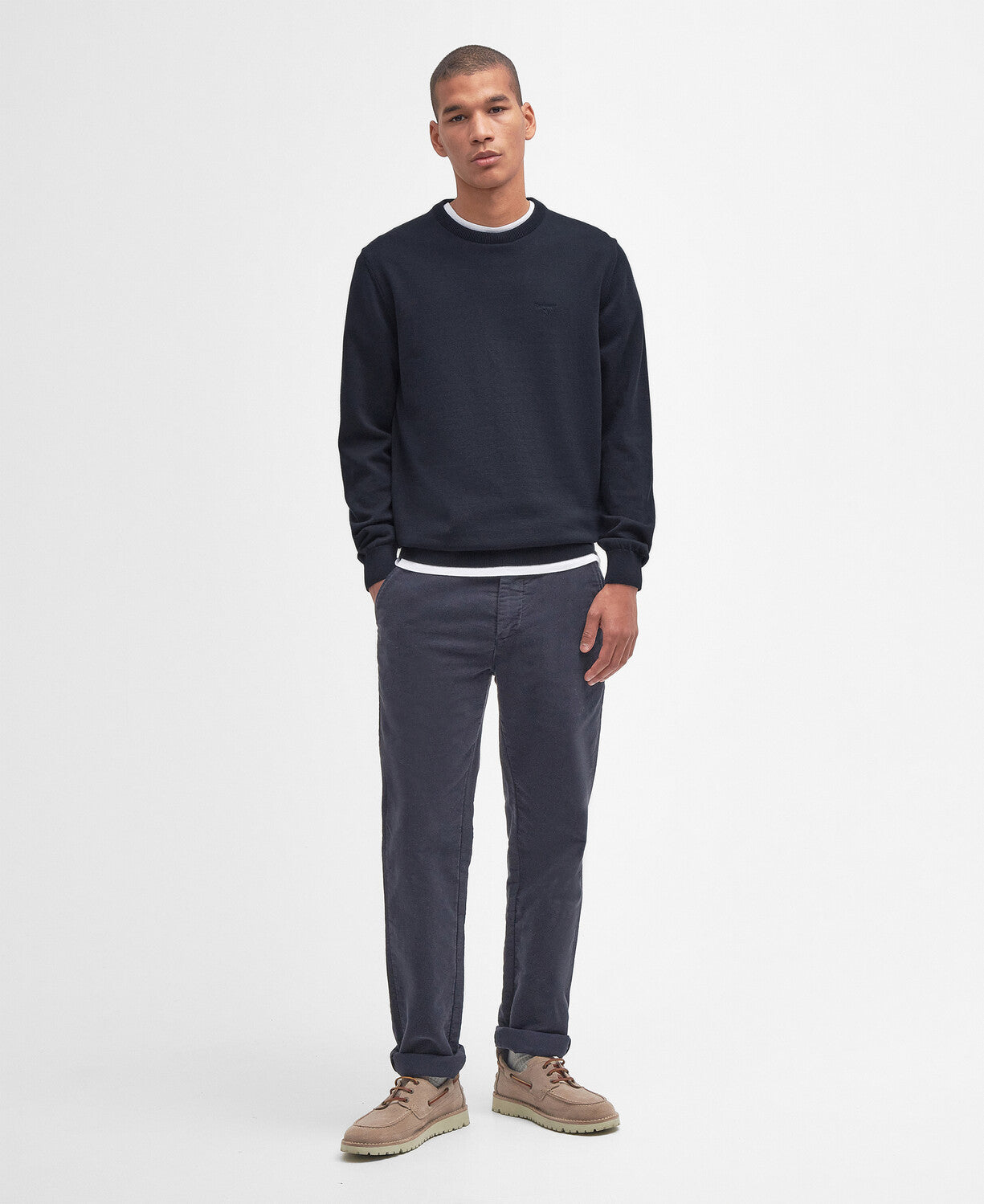 Barbour Pima Cotton Crew Neck Jumper
