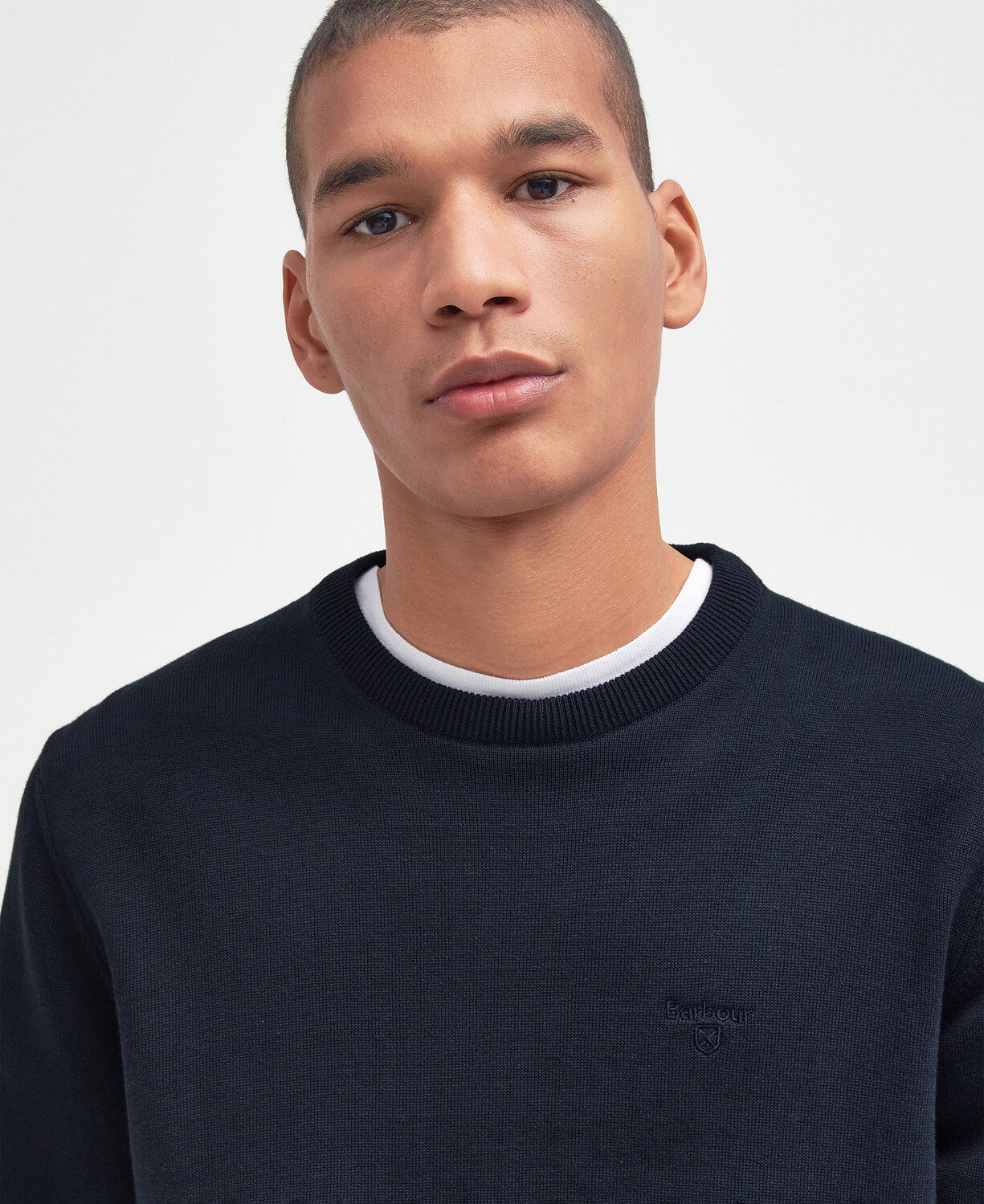 Barbour Pima Cotton Crew Neck Jumper