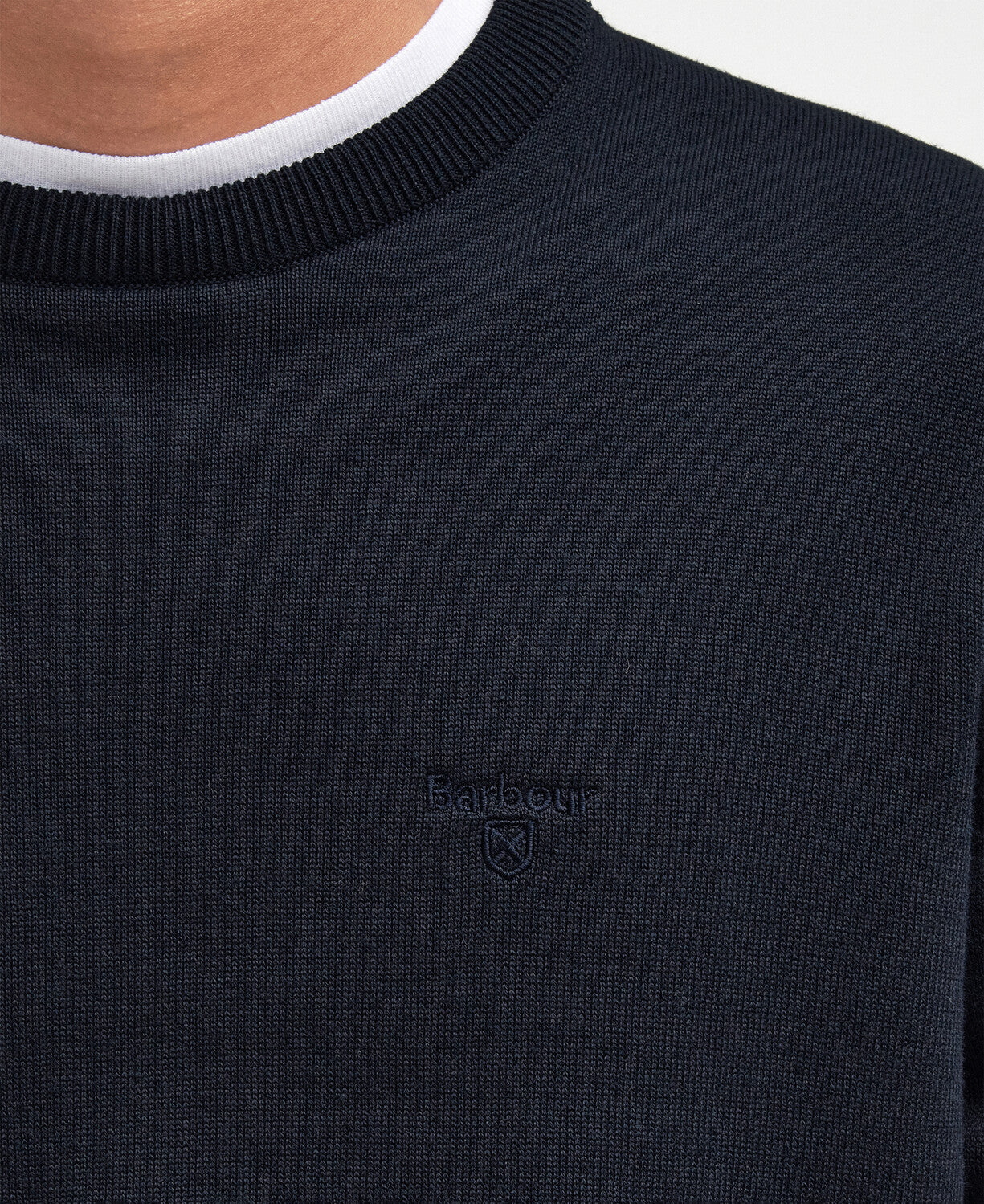 Barbour Pima Cotton Crew Neck Jumper