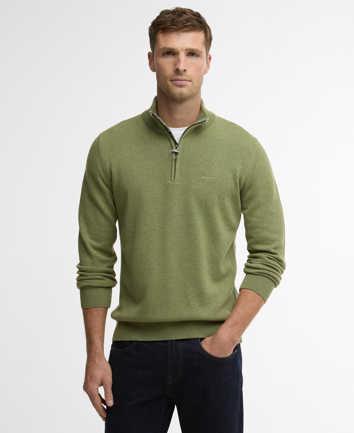 Barbour Cotton Half-Zip Jumper