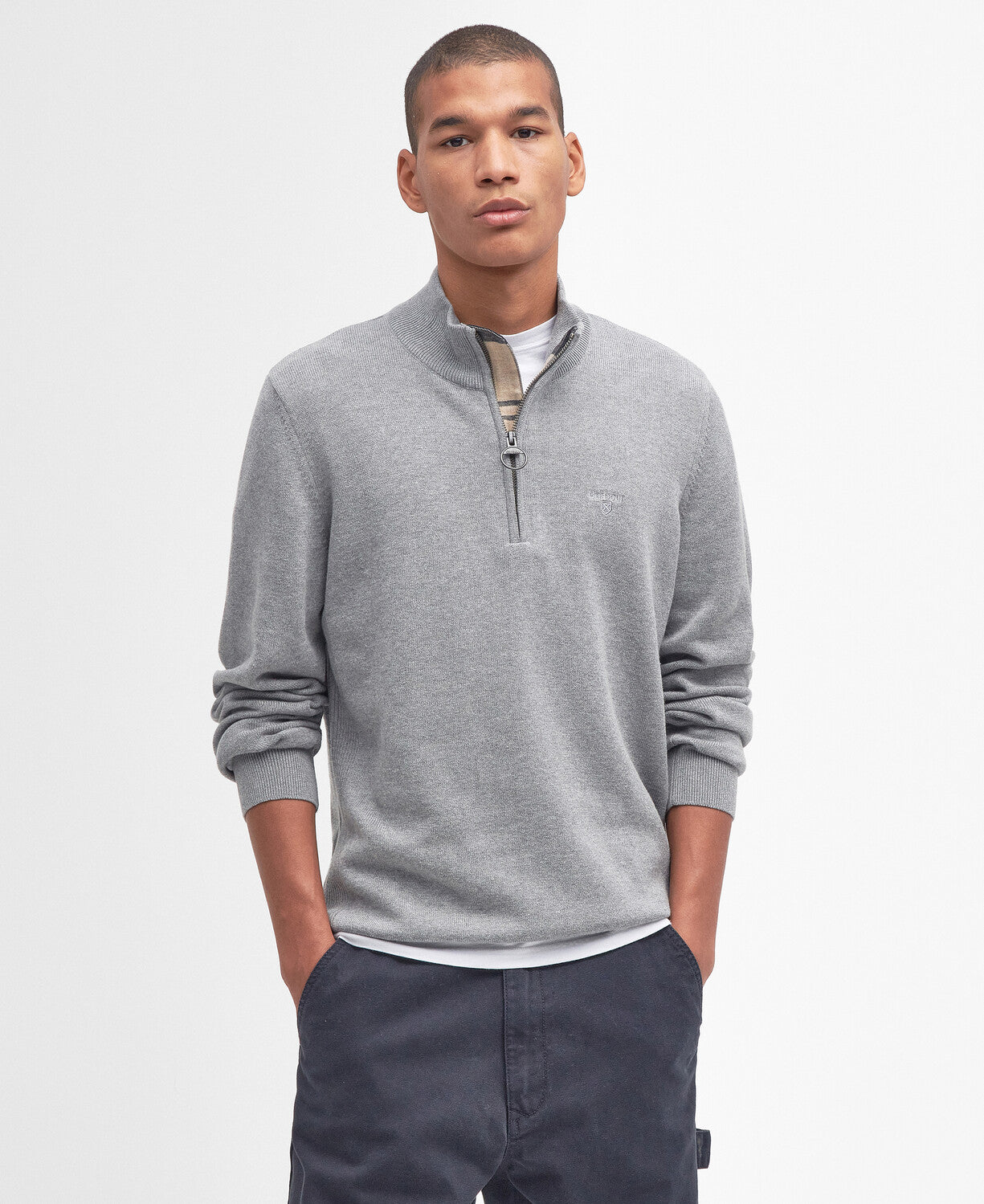 Barbour Cotton Half-Zip Jumper