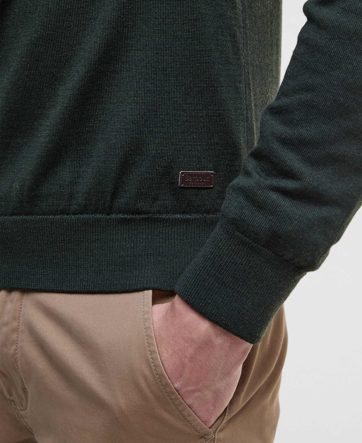 Barbour Gamlan Half Zip Merino Jumper