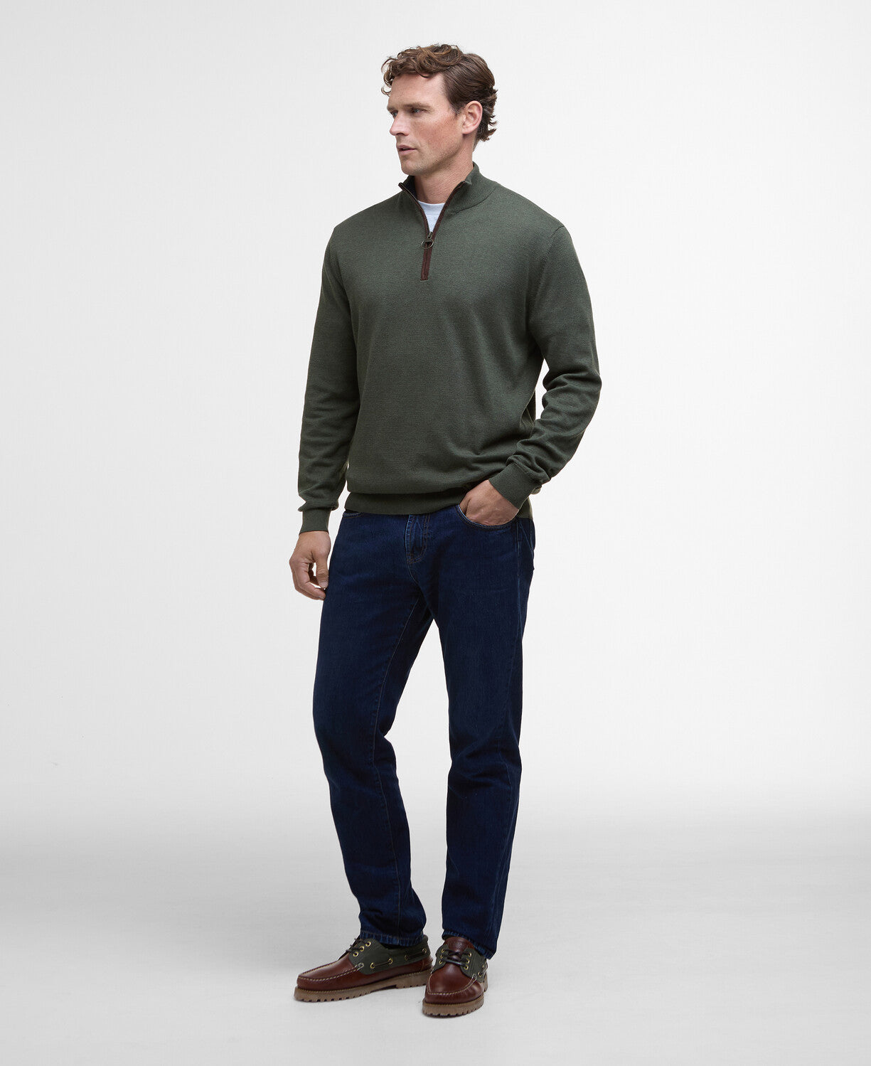 Barbour Bayfield Knitted Half-Zip Jumper