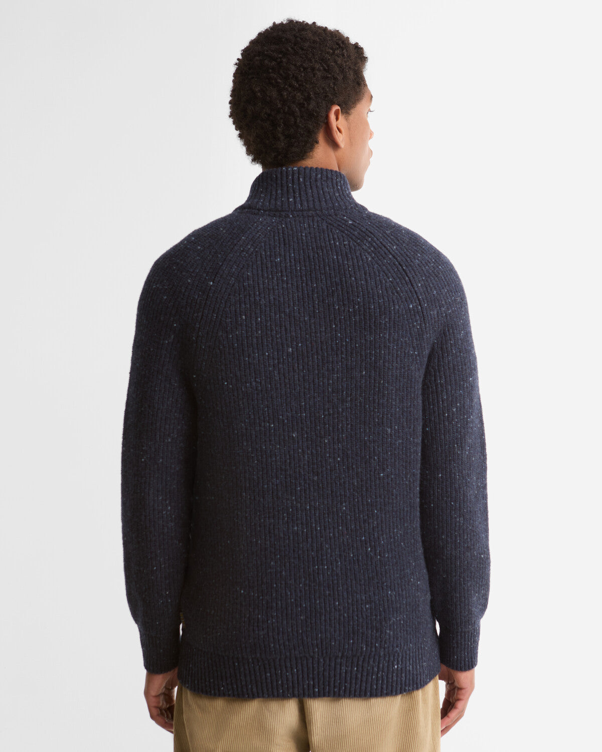 Barbour Essentials Fleck Half Zip Jumper