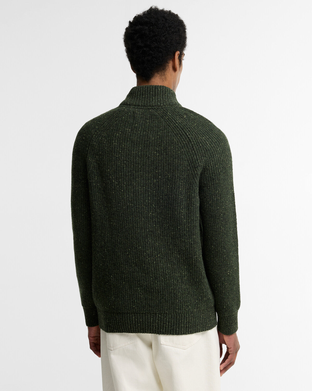 Barbour Essentials Fleck Half Zip Jumper