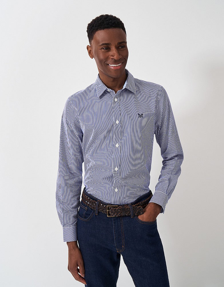 Crew Clothing Micro Gingham Shirt