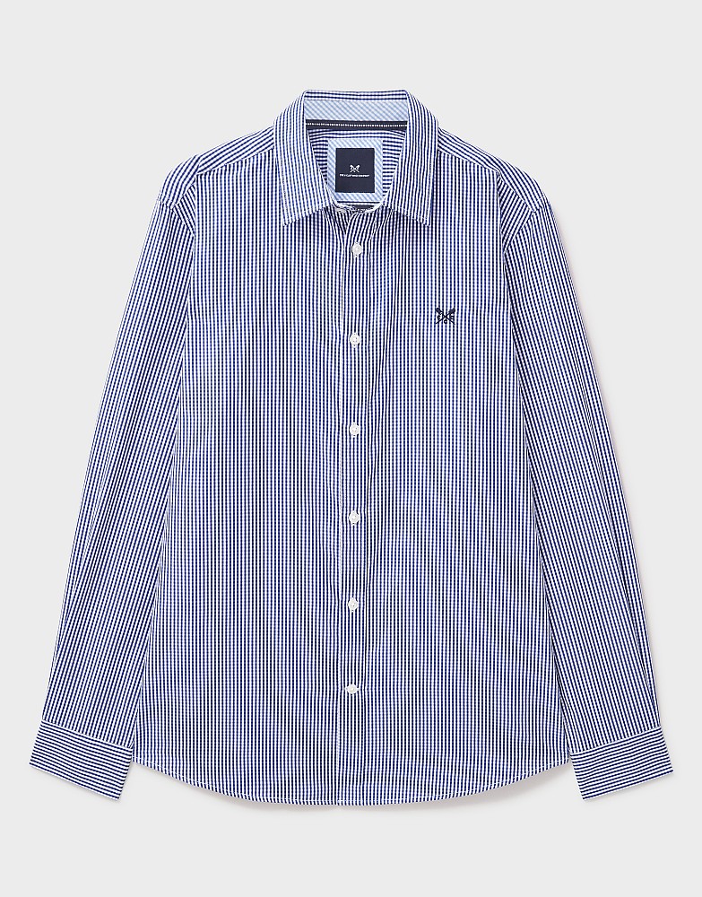 Crew Clothing Micro Gingham Shirt