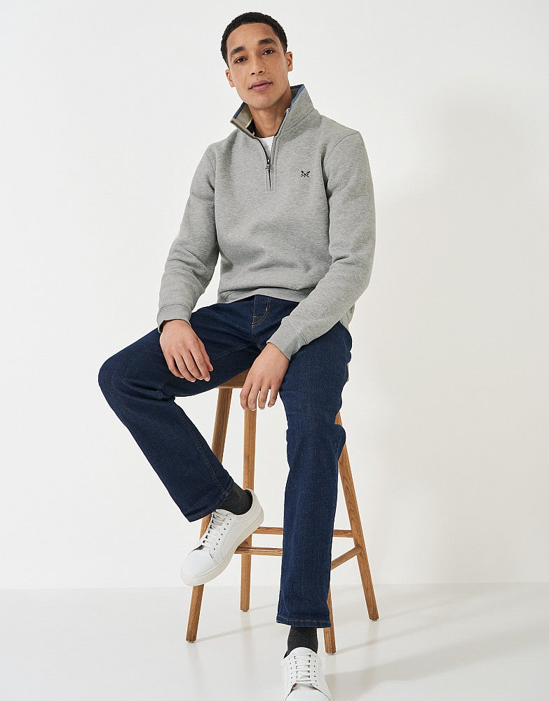 Crew Clothing Classic Half Zip Sweatshirt