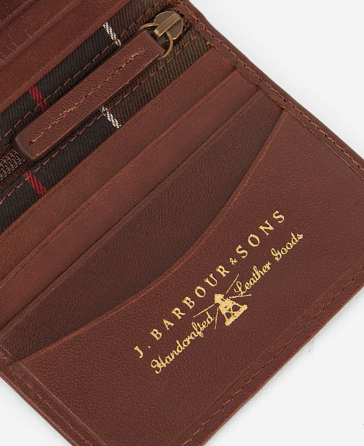 Barbour Colwell Small Leather Billfold Wallet