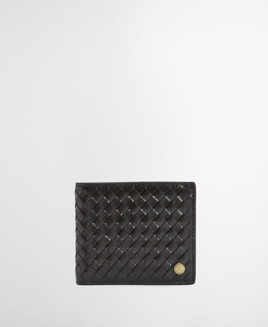 Barbour Farne Woven Leather Wallet