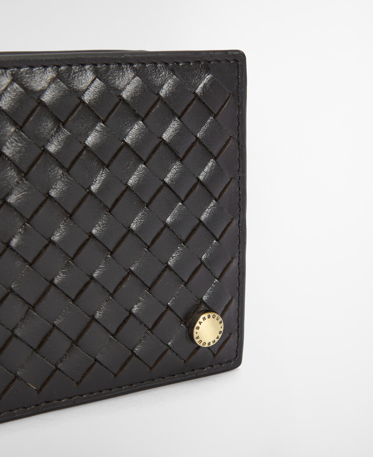 Barbour Farne Woven Leather Wallet