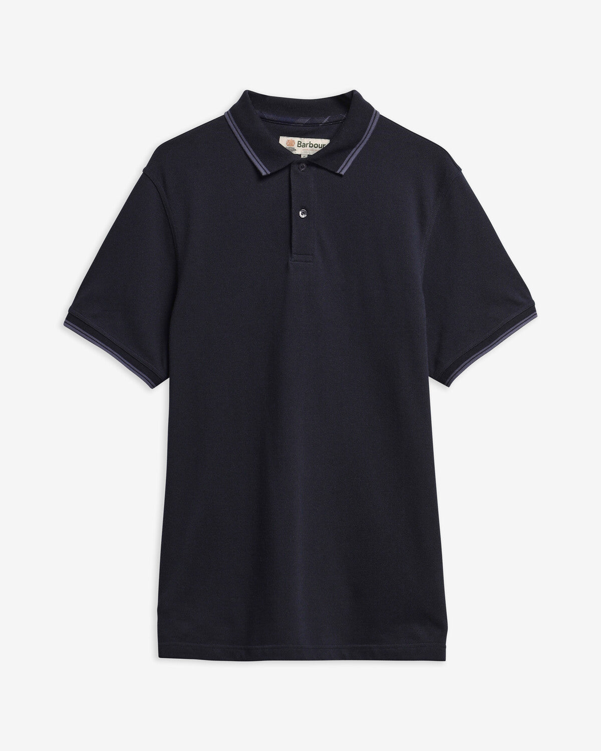 Barbour Lunan Tartan Trimmed Tailored Polo Shirt