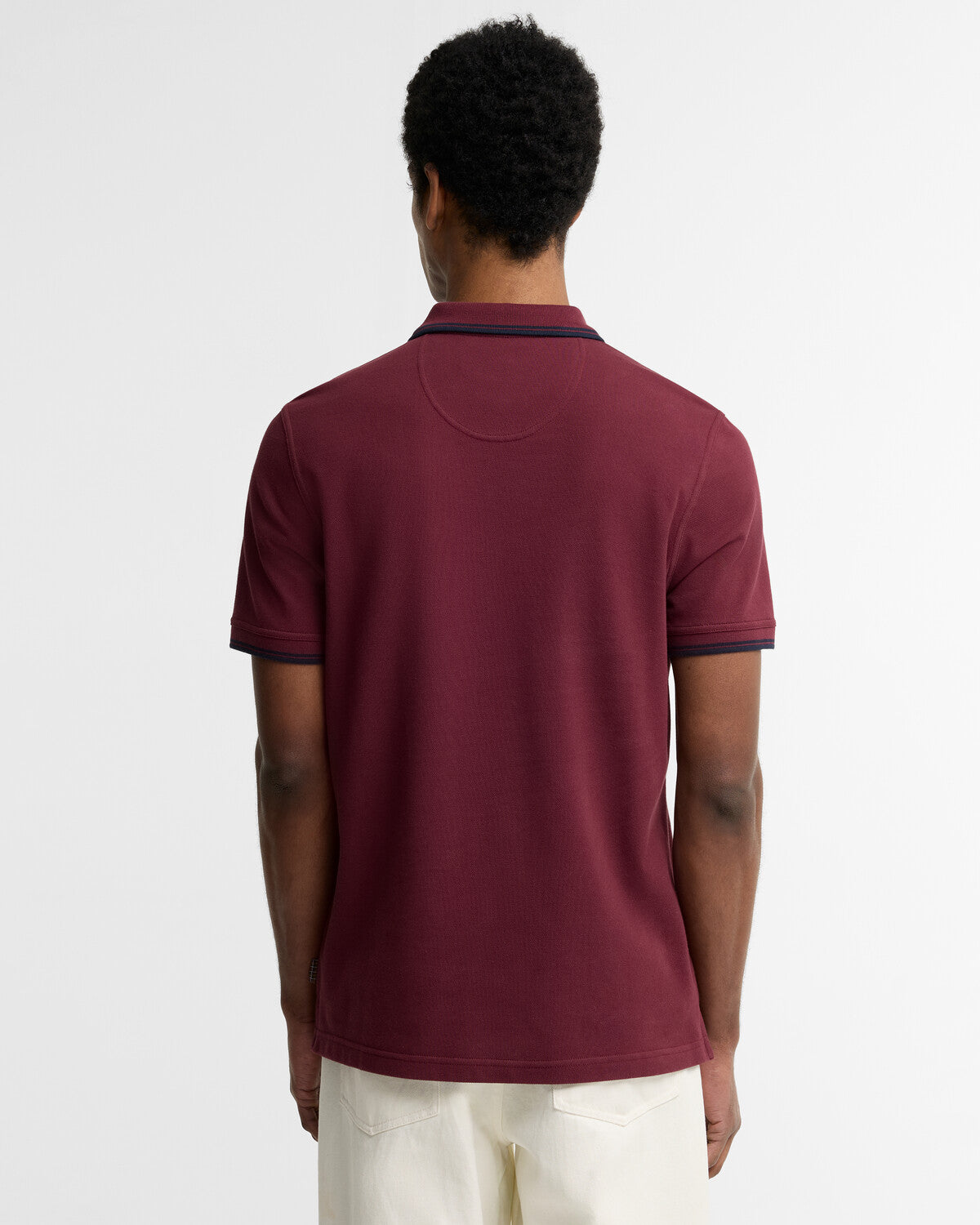 Barbour Lunan Tartan Trimmed Tailored Polo Shirt
