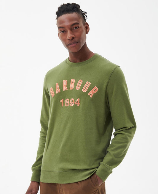 Barbour John Crew Sweatshirt - Burnt Olive