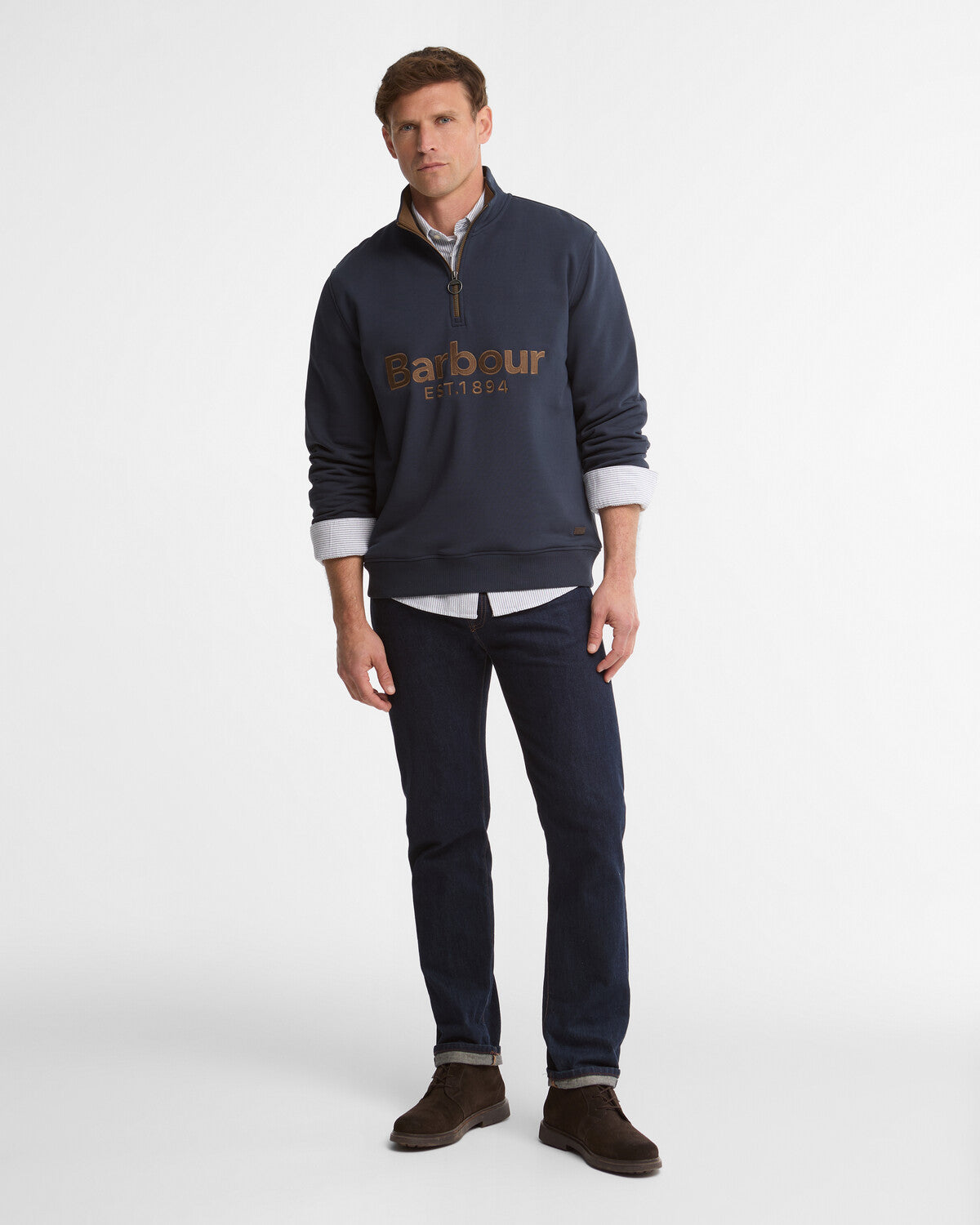 Barbour Fosse Men's Half Zip Sweatshirt