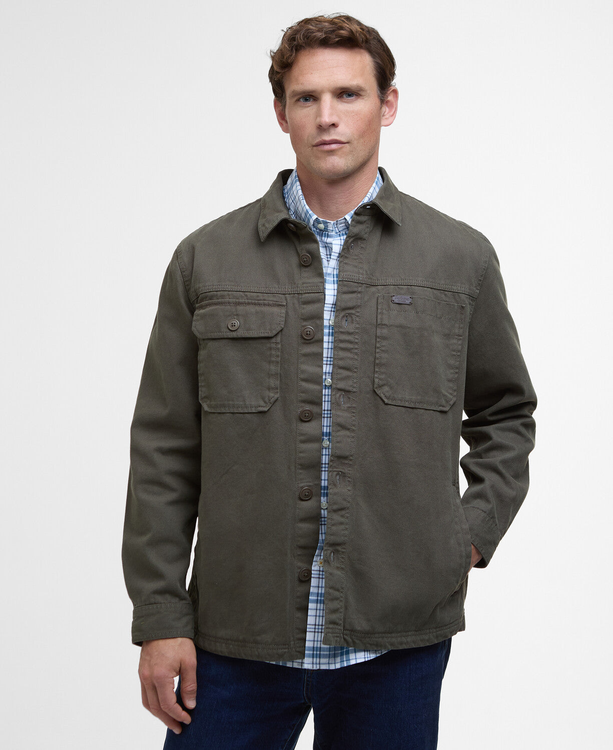 Barbour Lingfield Canvas Overshirt