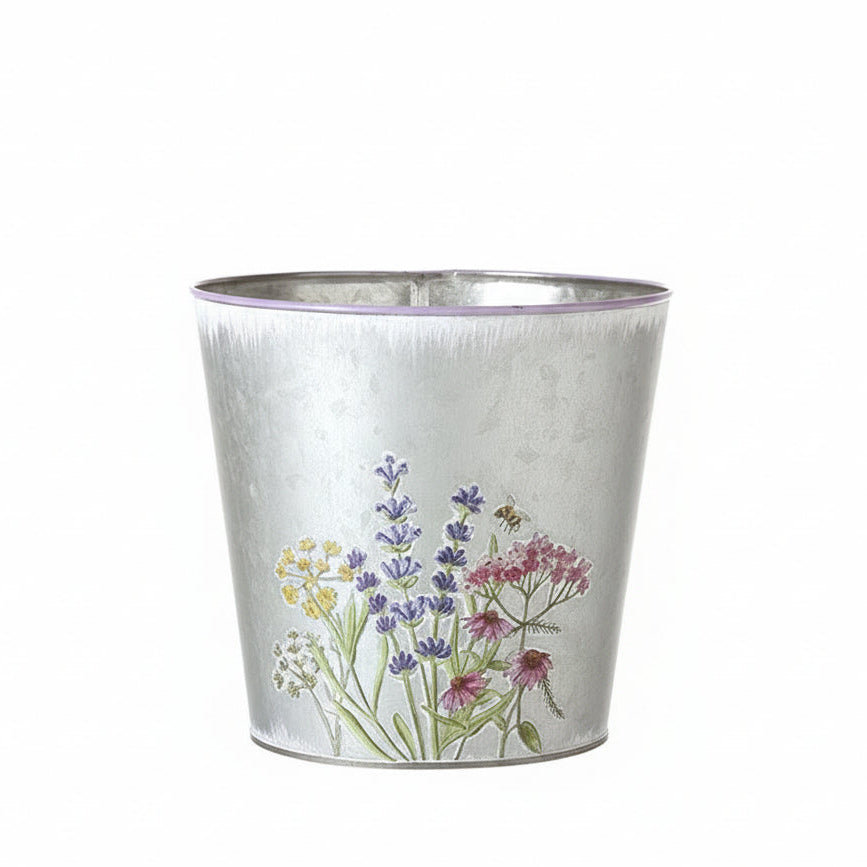 Heaven Sends Metal Flower Pot