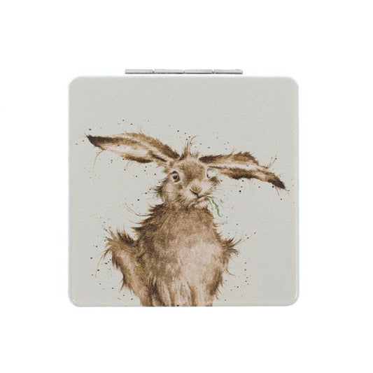 Wrendale Hare-Brained Hare Compact Mirror
