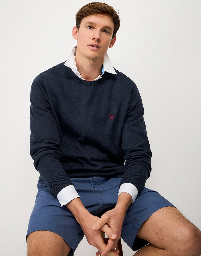 Crew Clothing Organic Cotton Crew Neck Jumper