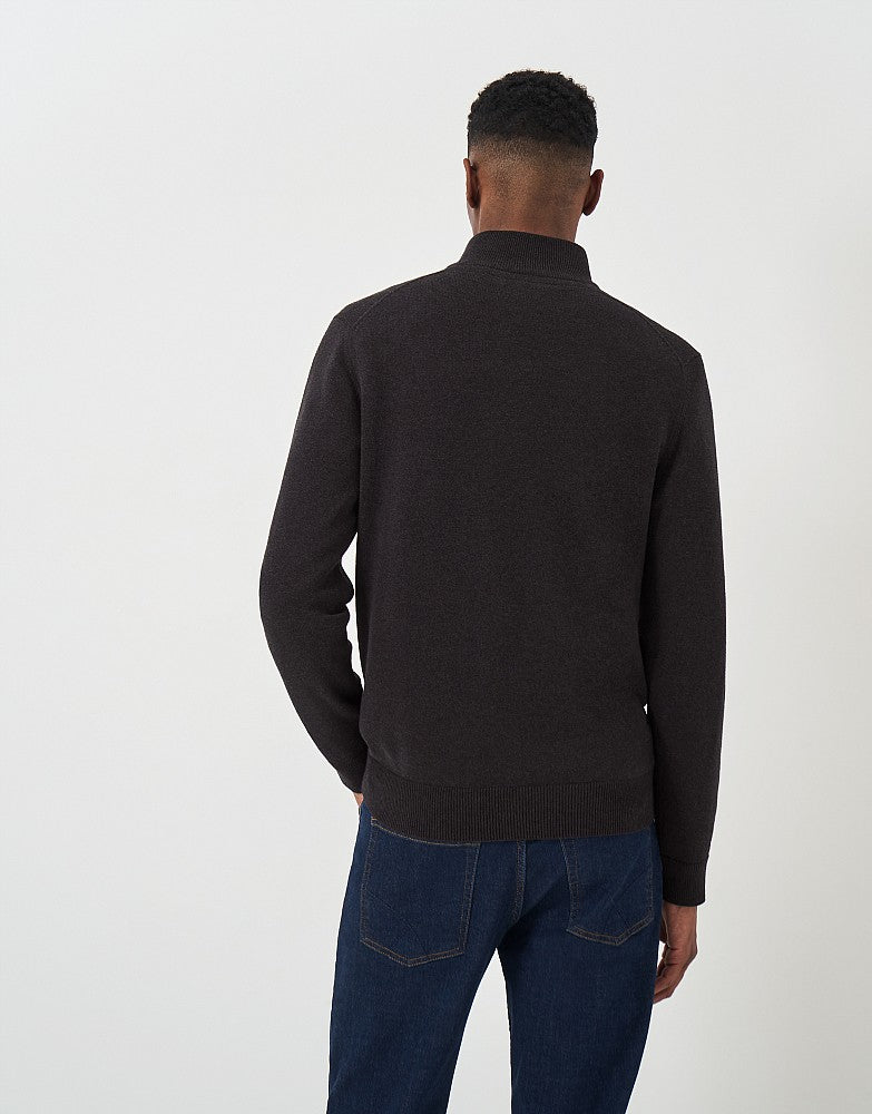 Crew Clothing Classic Half Zip Knit Jumper