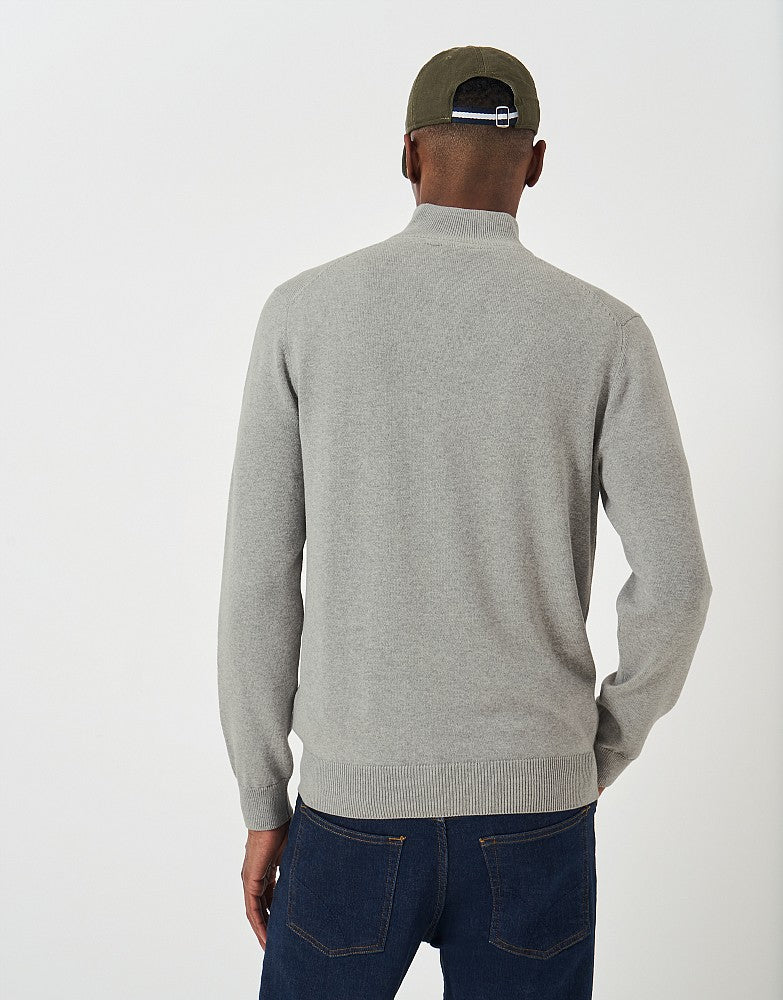 Crew Clothing Classic Half Zip Knit Jumper