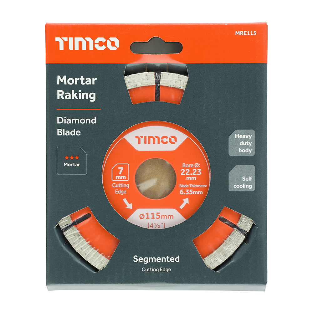 TIMCO Mortar Raking Diamond Blade - Segmented