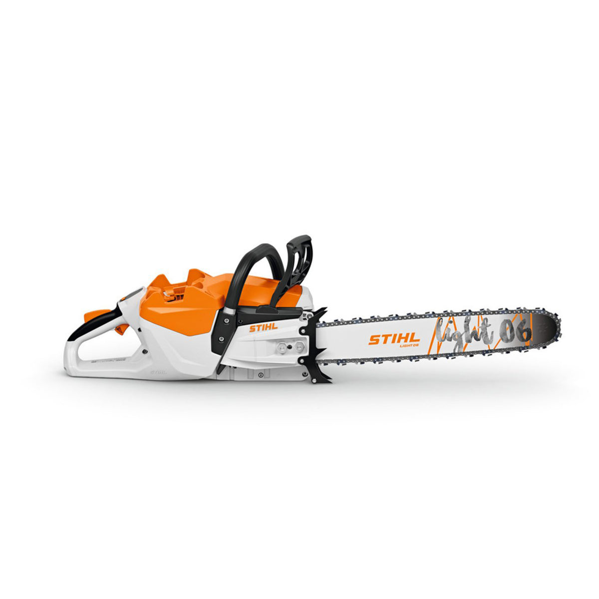 STIHL MSA 600 C-O cordless chainsaw with guide bar and ALLPRO battery system for professional forestry and tree maintenance