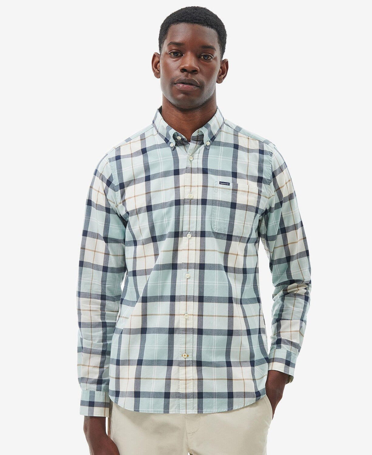 Barbour Rawley Tailored Shirt - Blue Chalk Tartan