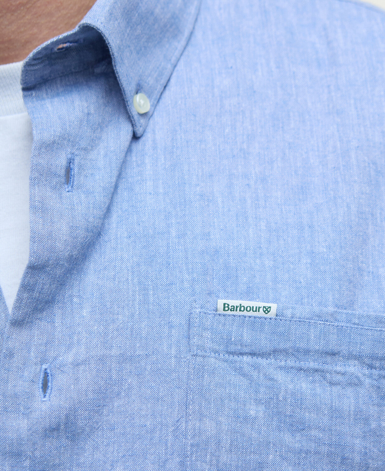 Barbour Nelson Linen Blend Regular Fit Shirt