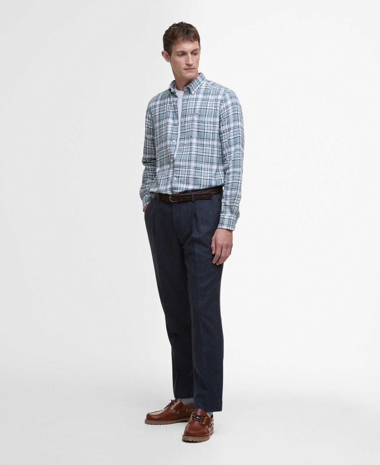 Barbour Bridport Linen Tailored Long-Sleeved Shirt