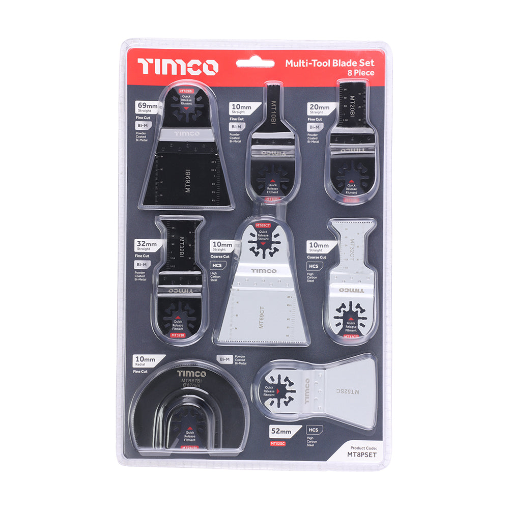 TIMCO Multi Tool Cutter Set 8pce