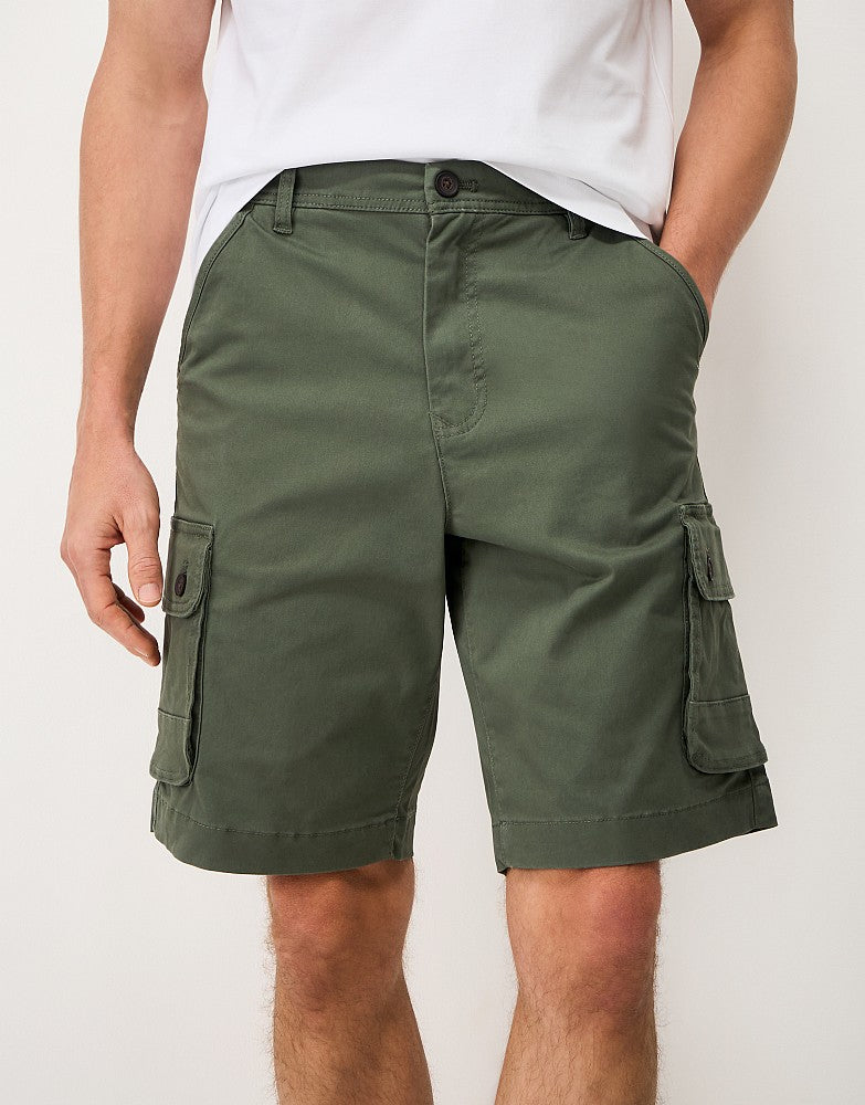Crew Clothing Cargo Shorts in Heritage Olive