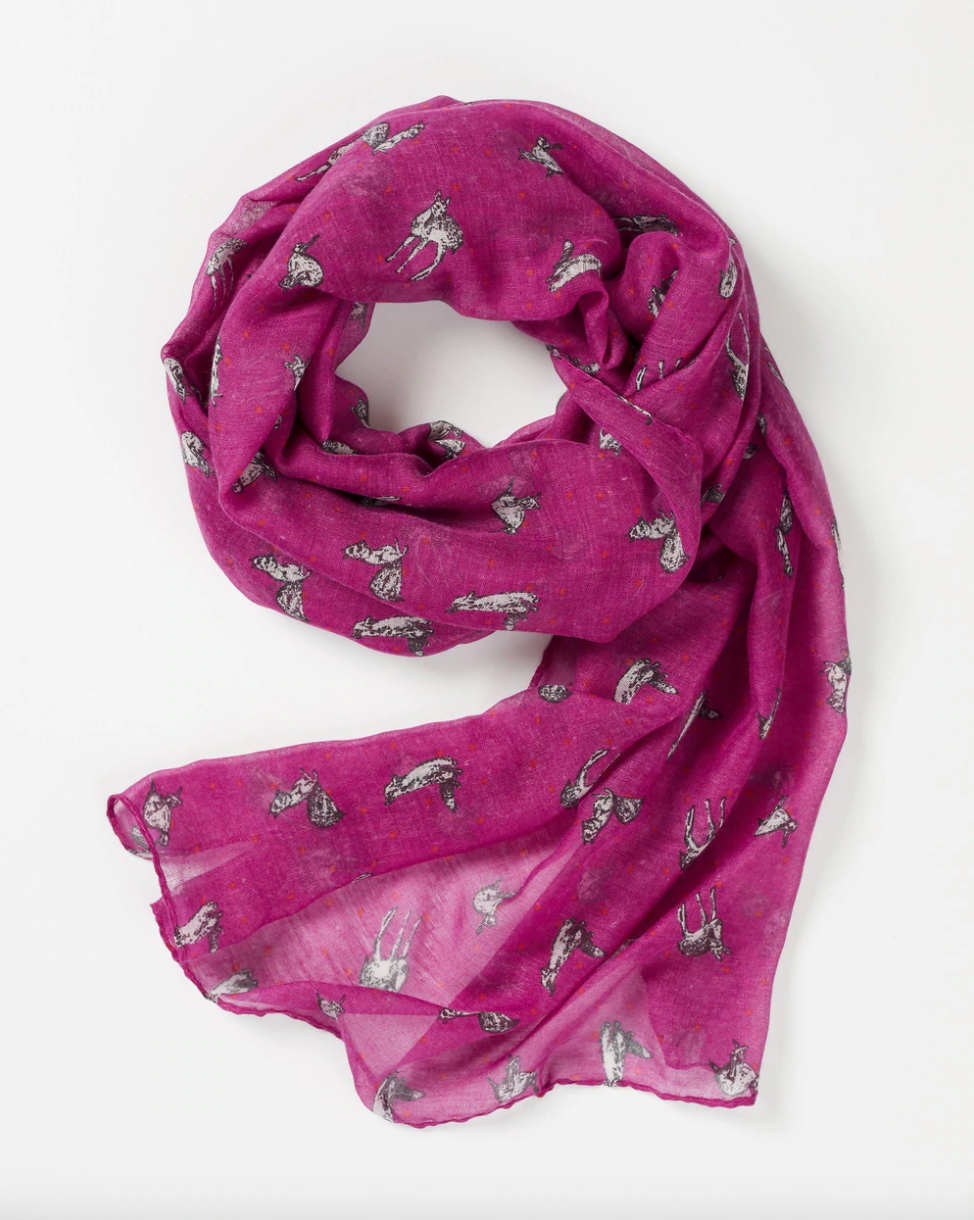 Fable England Signature Print Scarf