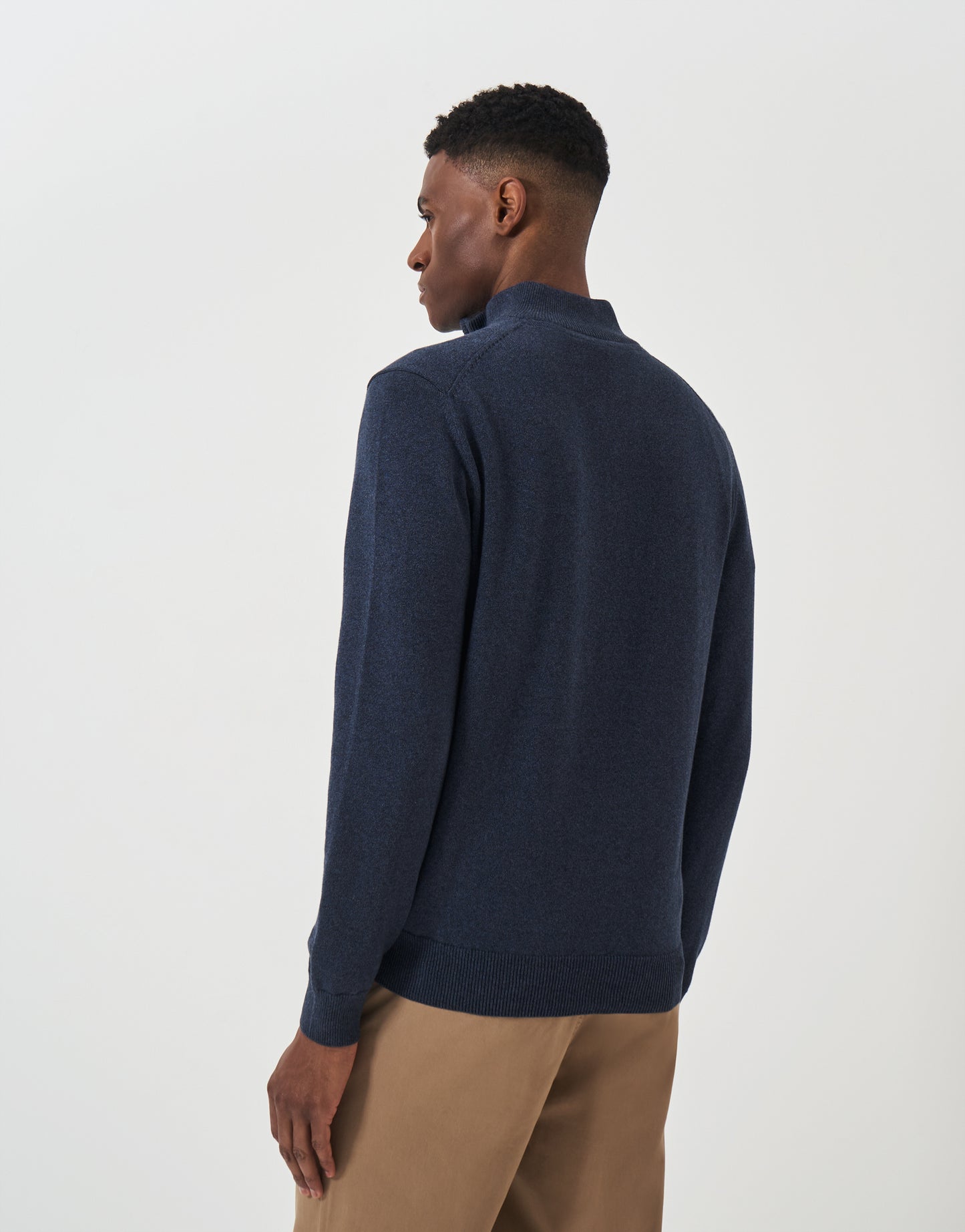 Crew Clothing Organic Classic Half Zip Jumper