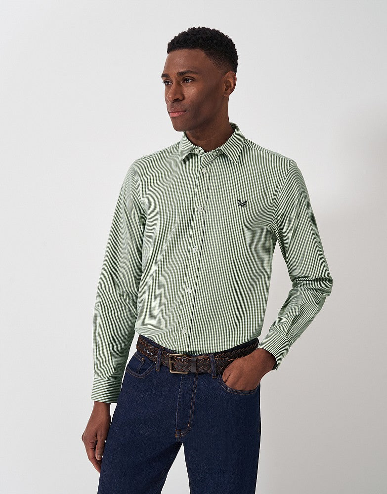Crew Clothing Micro Gingham Shirt